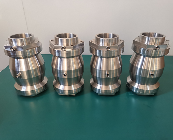 Food grade stainless steel pinch valve